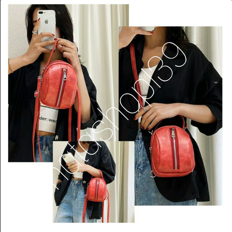 2021 Sale Fashion Tas Selempang Kulit Wanita Tas Ransel Multifungsi Simple Elegant Murah