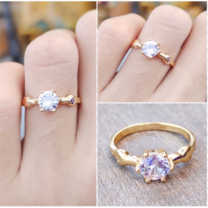 cincin mata 1 motif elegan gold