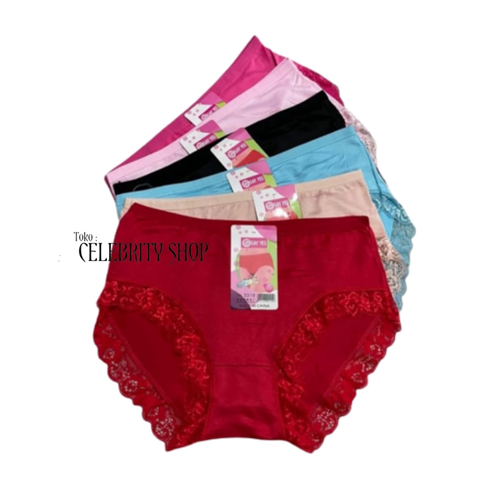 CD Wanita Renda art 3318 Celana Dalam Wanita Renda Polos
