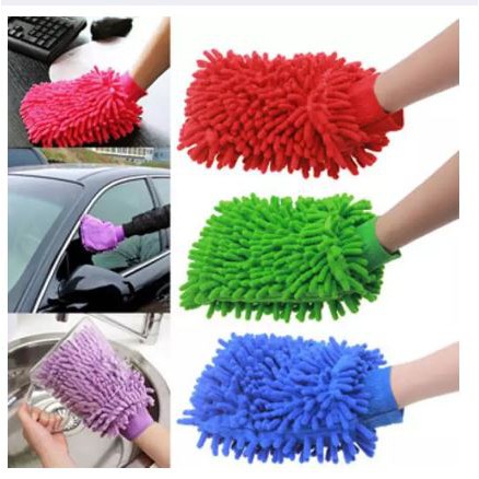 Lap Cendol - Lap Mobil Sarung Tangan 2 Sisi Multifungsi Microfiber - 1 Pcs