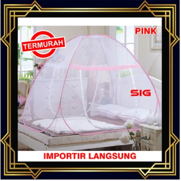 KELAMBU TENDA ANTI NYAMUK TEMPAT TIDUR UKURAN 200X200