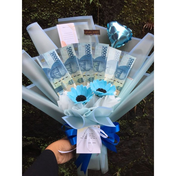 buket uang/ buket bunga / buket uang bunga