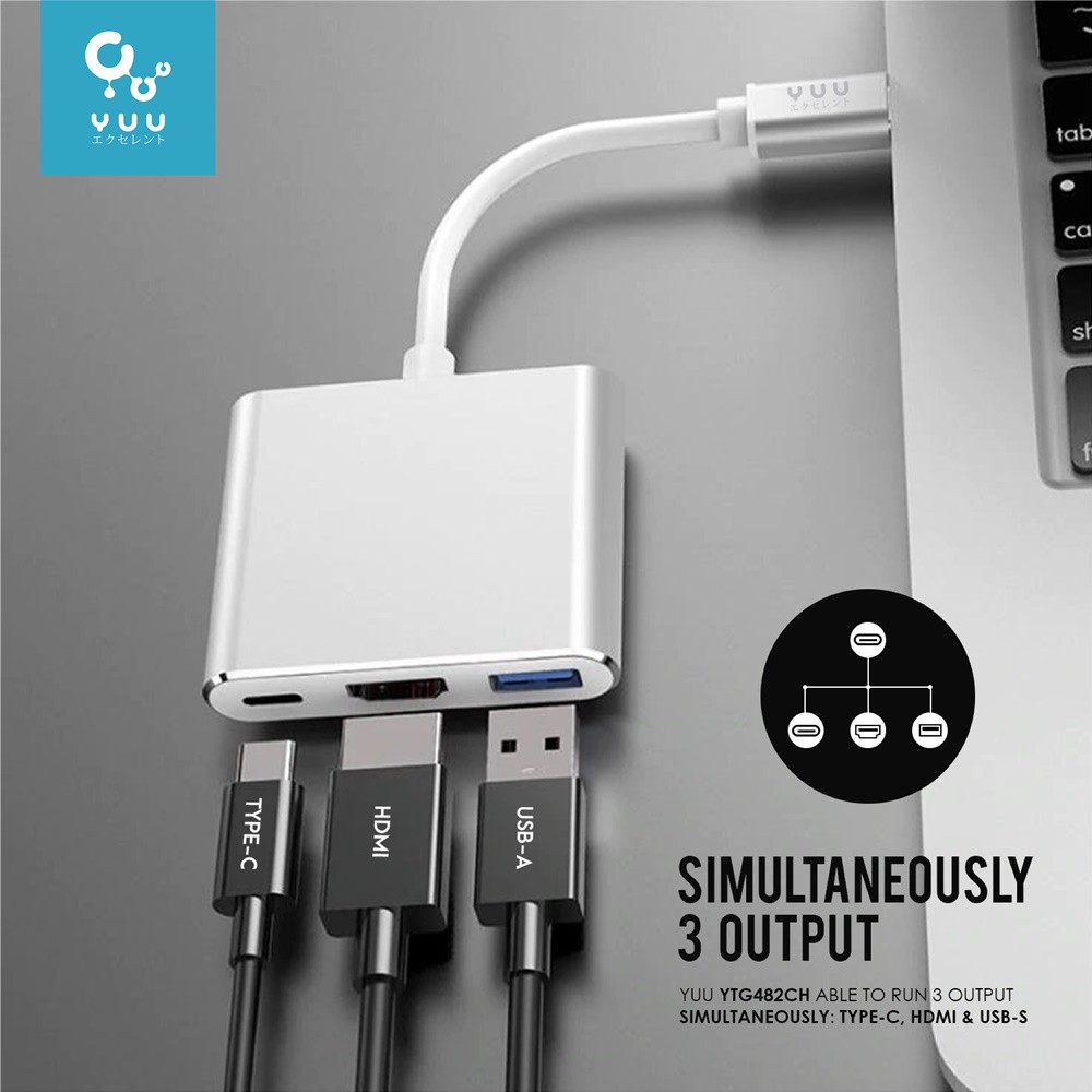 Splitter HDMI 3 in 1 YUU - YTG482CH