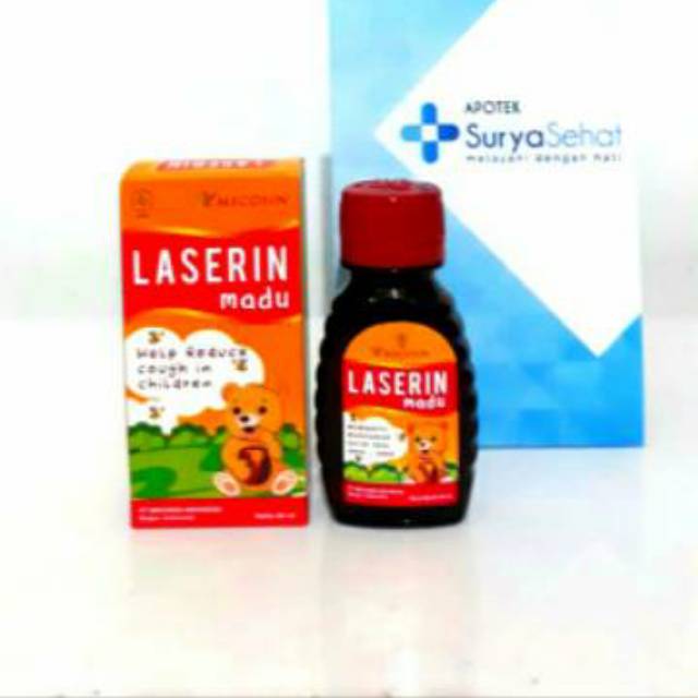 Laserin Madu Anak 60ml atau Laserin 110ml Obat Batuk Herbal made in Indonesia