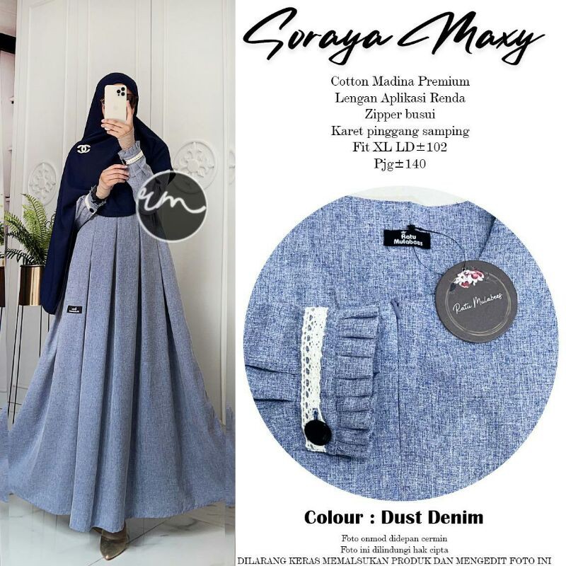 SORAYA GAMIS BY RATU MULABES GAMIS SORAYA