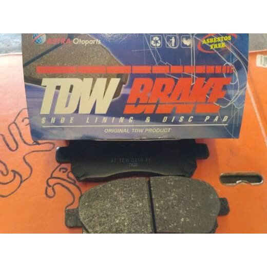 kampas rem depan avanza/ Rush/Taruna/ APV merk TDW