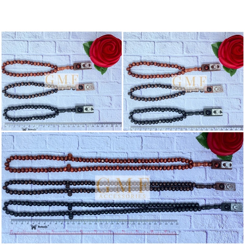 Tasbih Kayu 33 Butir 99 Butir Souvenir Oleh-Oleh Haji Umroh