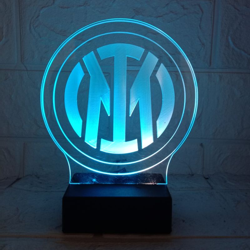 Lampu hias logo Inter Milan