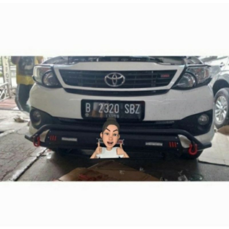 Towing Tanduk Bumper Depan Cobra Sevencode Grand Fortuner