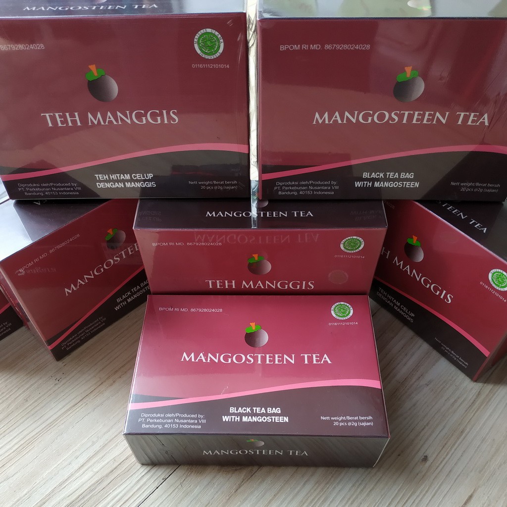 

teh kesehatan MANGOSTEEN TEA teh celup kemasan box