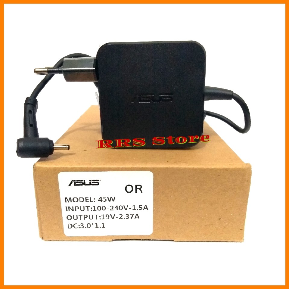 Adaptor Charger Laptop Asus 19V  2.37A 3.0*1.1 mm jek kecil UX32A-XB51 UX31A-R5008V UX31A-1AR4 -R5102H BX21A K1009v