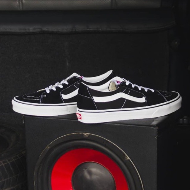 SK8-LOW CLASSIC BLACK WHITE ORIGINAL 100%