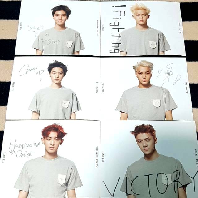 [RARE] EXO Postcard- SM DPP Collaboration STARDIUM Official Suho chen lay xiumin sehun Album Photoca