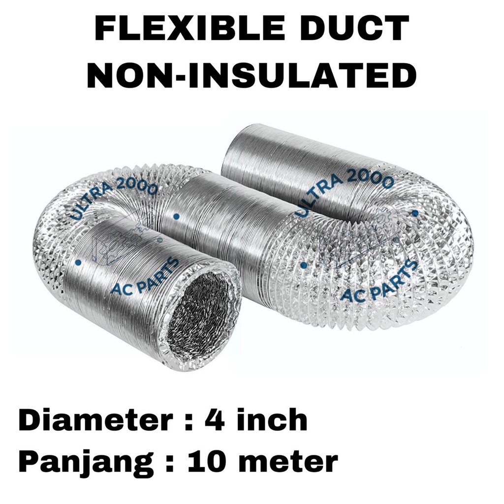 Flexible Duct 4&quot; 10m