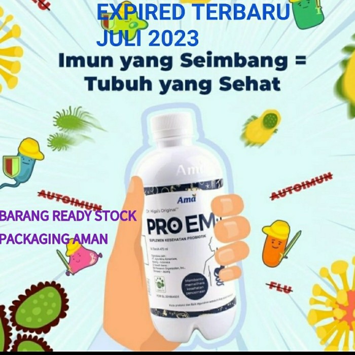 {candrastore} Pro Em 1 Probiotik/ Pro Em1/Pro Em 1 / Proem 1/ Proem1 - 473 ml Berkualitas