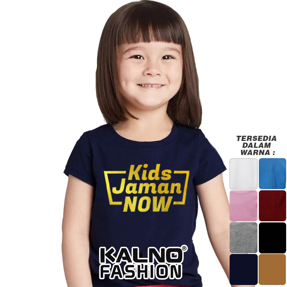 Atasan Anak Pria/Wanita  Print kids jaman now 310