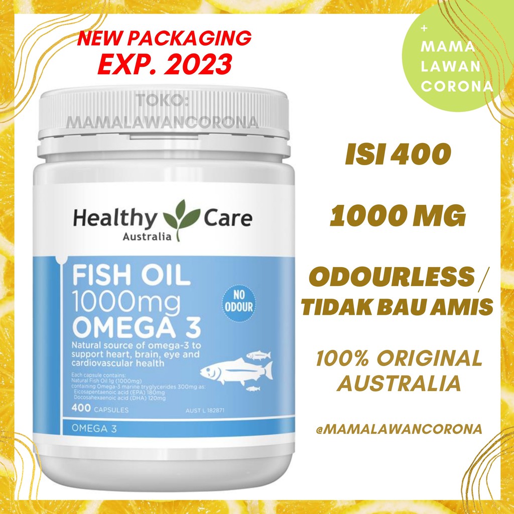 HEALTHY CARE Fish Oil 1000mg Omega 3 400 Fish Oil 1000 mg Omega 3 1000