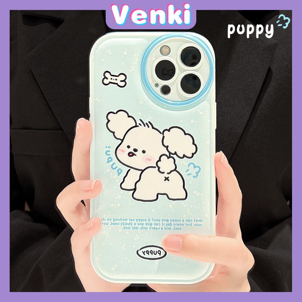 iPhone Case Silicone Soft Case Airbag Shockproof Protection Camera White Dog Cartoon Cute Compatible For iPhone 11 Pro Max 13 Pro Max 12 Pro Max 7Plus xr XS Max