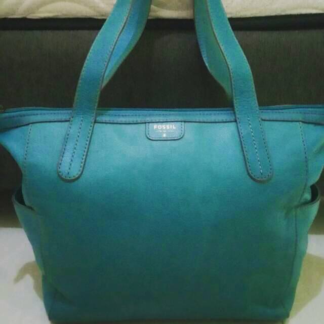 Tas Fossil Mimi Shopper Turqoise