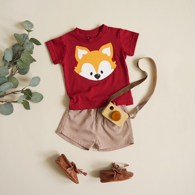 Animal Tshirt Kaos Anak 6bln-4thn