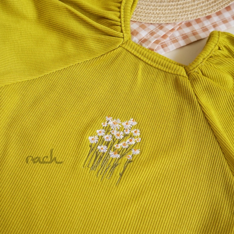 RACHIDKIDS / BAJU ANAK CEWEK LUCU / BELLA RIB TOP
