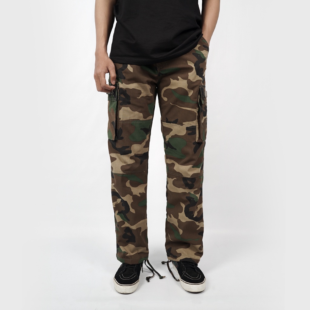 Epidemic Long Cargo Pants Loose  Army Kabal