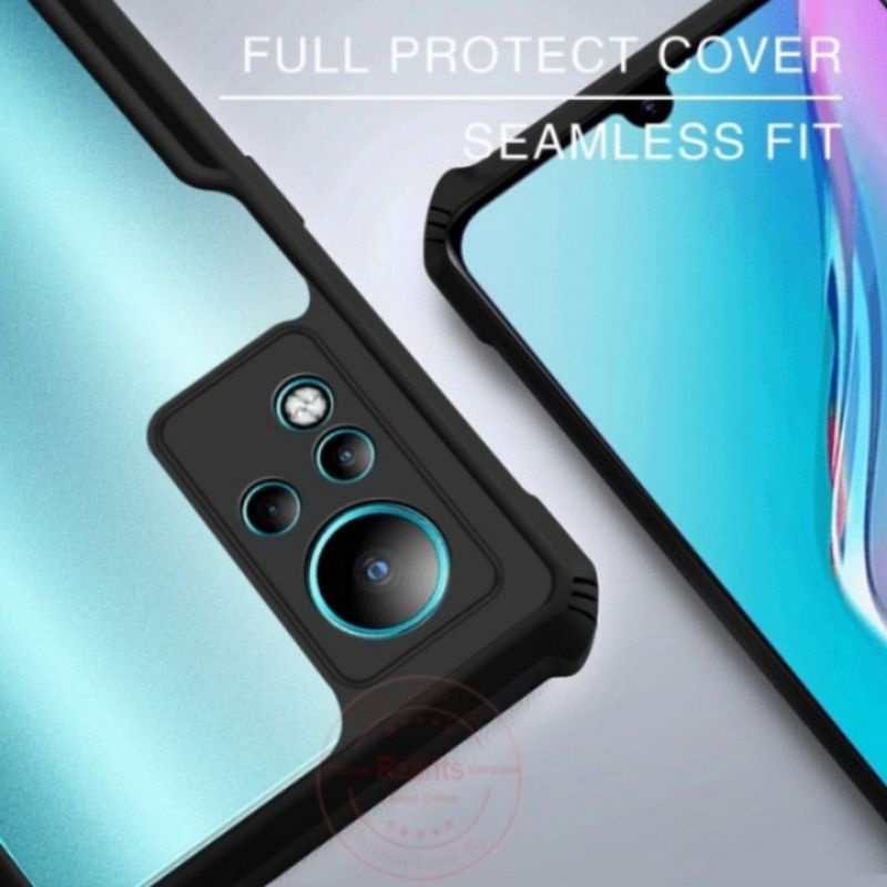 [PROMO PAKET] PAKET 3 IN 1 CASE INFINIX NOTE 11 NFC Softcase Fusion Xundd Free Tempered Glass &amp; Garskin Carbon ~Fidstore