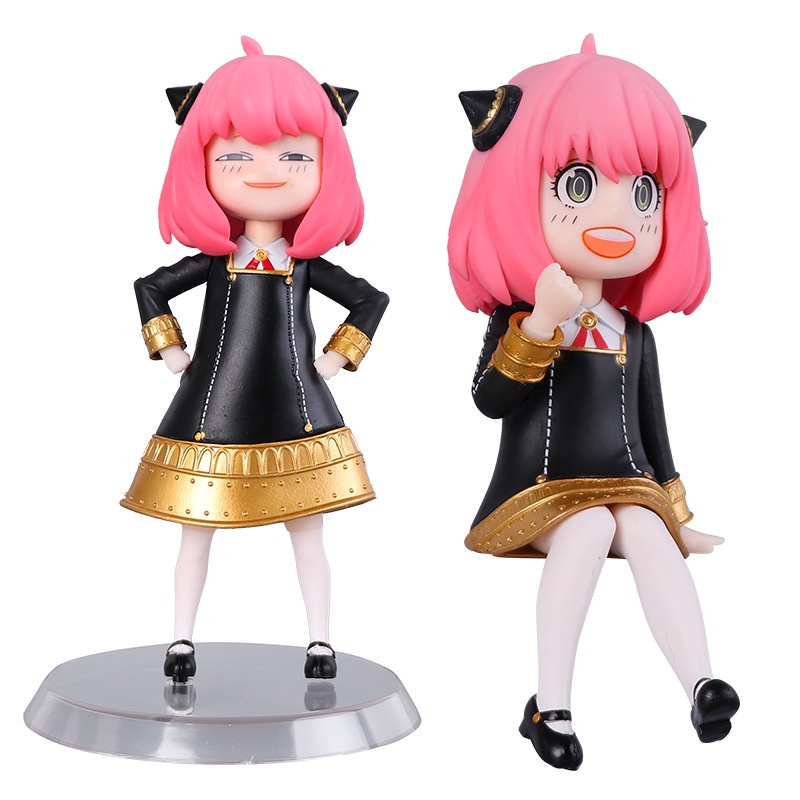 Mainan Action Figure Anime Spy x Family Anya Forger Bahan PVC Untuk Hadiah Anak