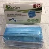 Masker OneCare medis 3ply 1 box isi 50 pcs