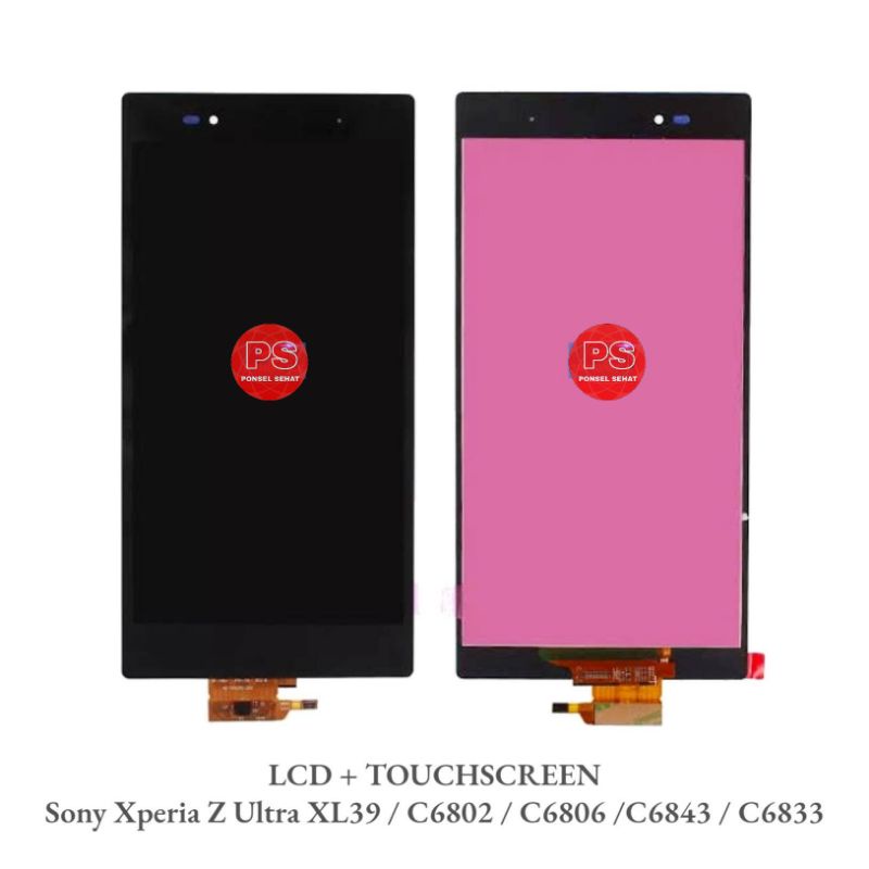 Lcd + Touchscreen Sony Xperia Z Ultra XL39 C6802 C6806 C6843 C6833