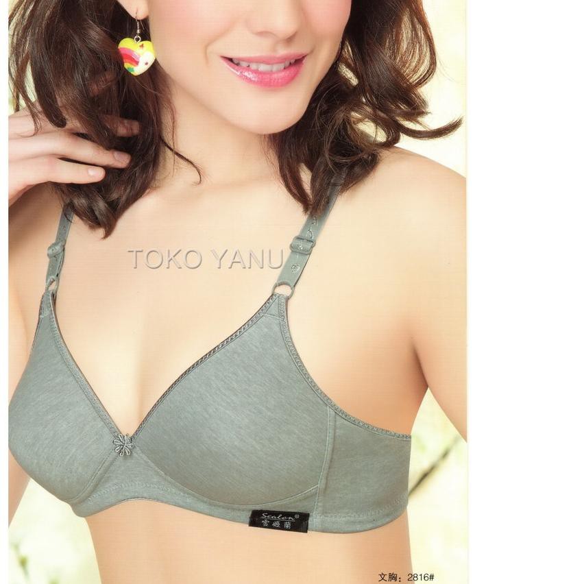 ♝ SCALEN | SIZE 36B-38B | Bra Tanpa Kawat SCALEN 2816 | Busa Tipis ♩