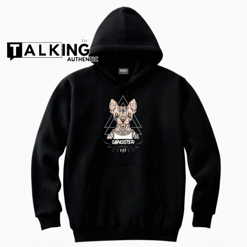 TALKING AUTHENTIC Sweater Hoodie Japan Tokyo Premium Distro Sweater Japan Pria Wanita Hoodie Jepang Hudi Oversize Hitam Bigsize