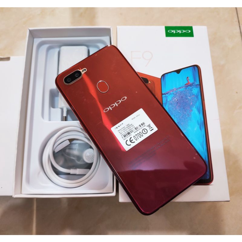 Oppo F9 Ram 6GB Rom 128GB second fullset