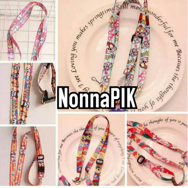 Strap Gantungan HP Motif / ID Card / Name Tag ID Card Motif