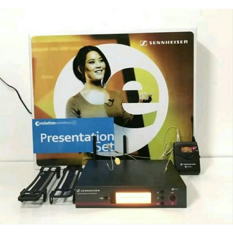 Mic Wireless Single Bando/Headset Sennheiser EW-122 G3 -- 1buah Mic Headset Lidi ( Single Headset/Ba