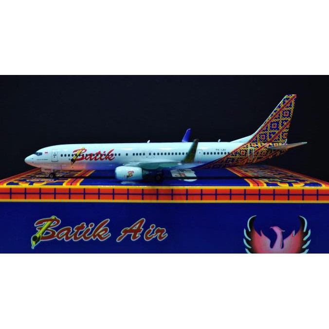 ***COD** Diecast Pesawat Batik Air B737-900 PK-LBI Phoenix 1:400