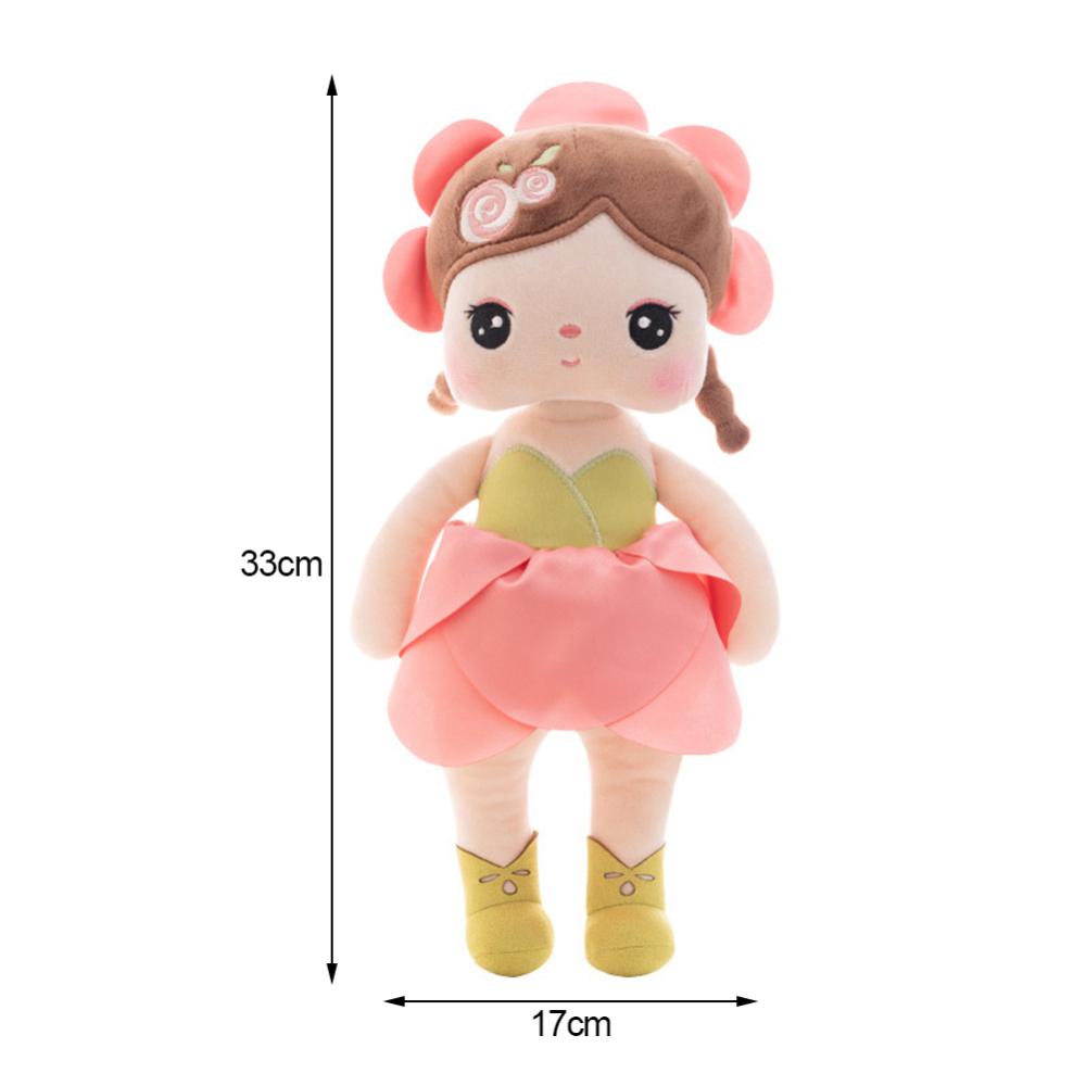 Timekey Metoo Angela Mainan Boneka Peri Bunga Bahan Plush Untuk Hadiah Ulang Tahun Anak Perempuan T7Z1