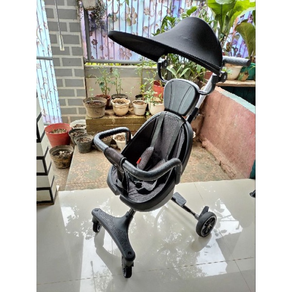 preloved stroller labielle egg/magic stroller/micro trike