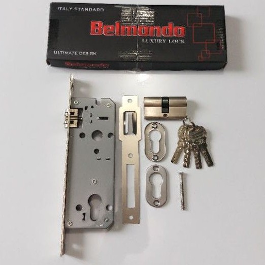 GAGANG PINTU RUMAH 35CM 2080 35.01 JMJ SET KOMPLIT (H8133@2, D42)