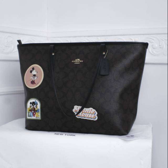 TAS TANGAN IMPORT WANITA MIRROR COACH Dianey Minnie Mouse