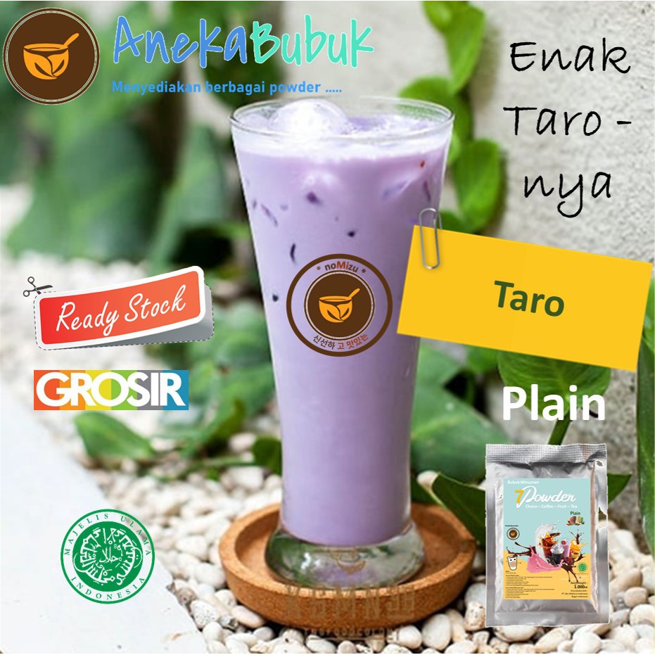 

BUBUK MINUMAN PLAIN TARO 1KG - SERBUK MINUMAN TARO POWDER DRINK 1KG