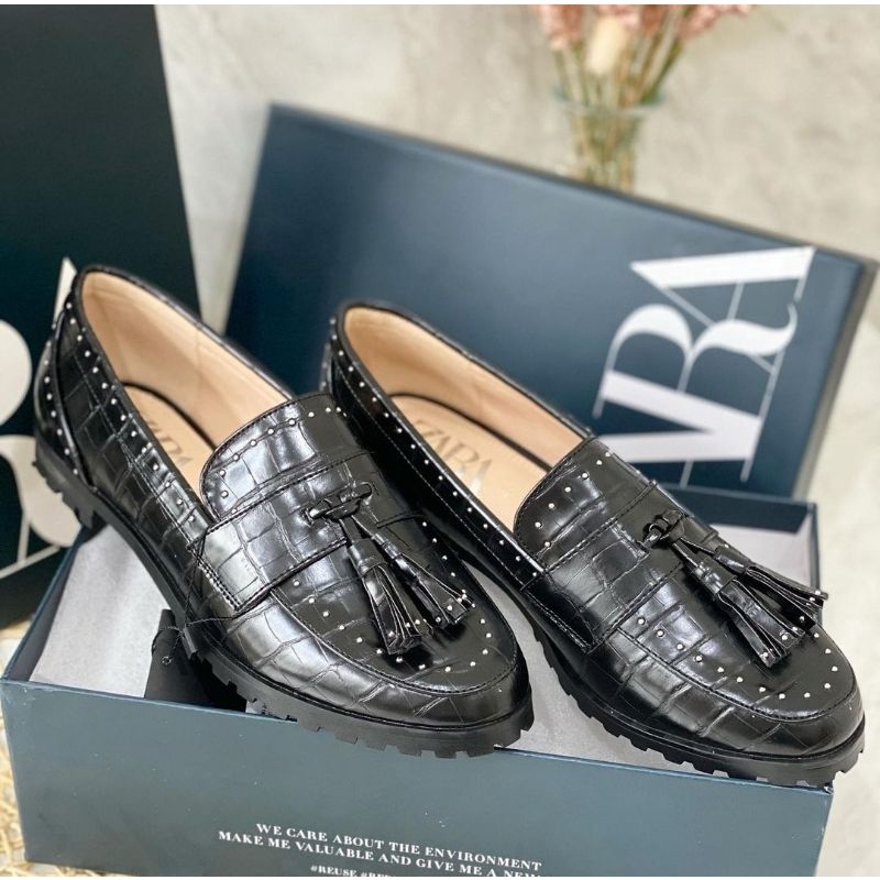 Zara ZR Loafer Shoes ZR057 ZS Sepatua Wanita