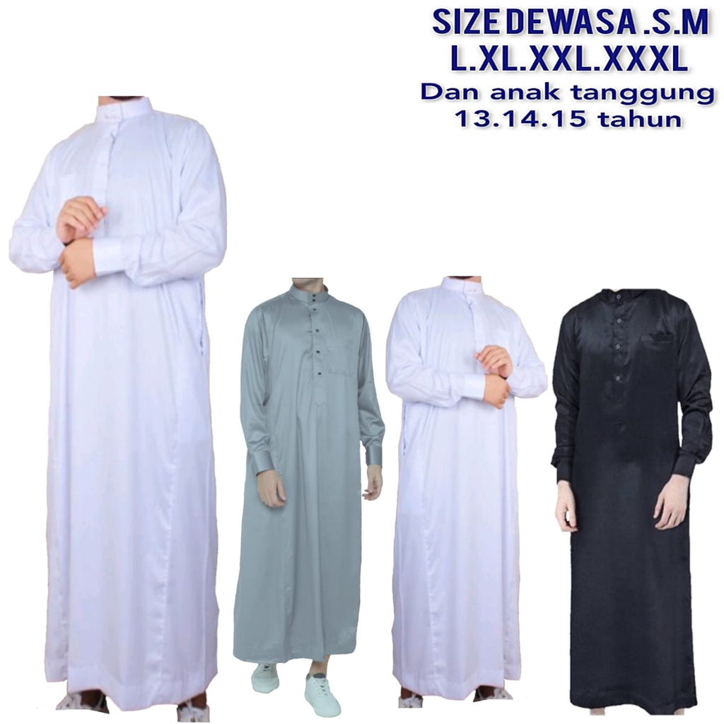 JUBAH MANSET jubah pria gamis laki laki gamis pria TERLARIS