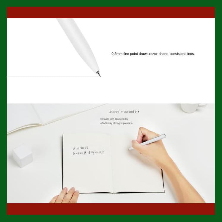 

XIAOMI MIJIA 0.5MM SIGN PEN + SIGNATURE PEN INK REFILLS PACK 3PCS