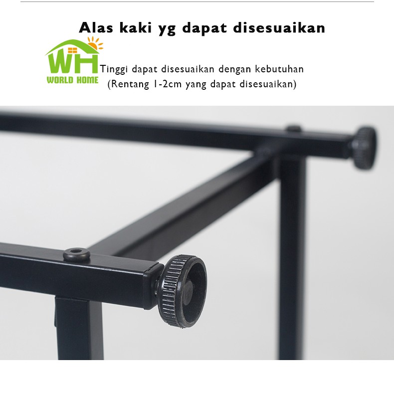 Lemari Sisi Ranjang 3 Laci Lemari 3 Laci Kain Rak Lemari Penyimpanan GZ-2 WHFURNITURE