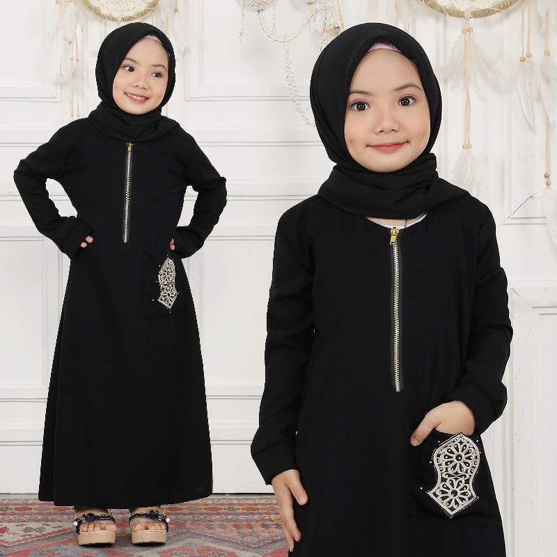 Gallery Exclusive Abaya Hitam Gamis Anak Terompah Coksu