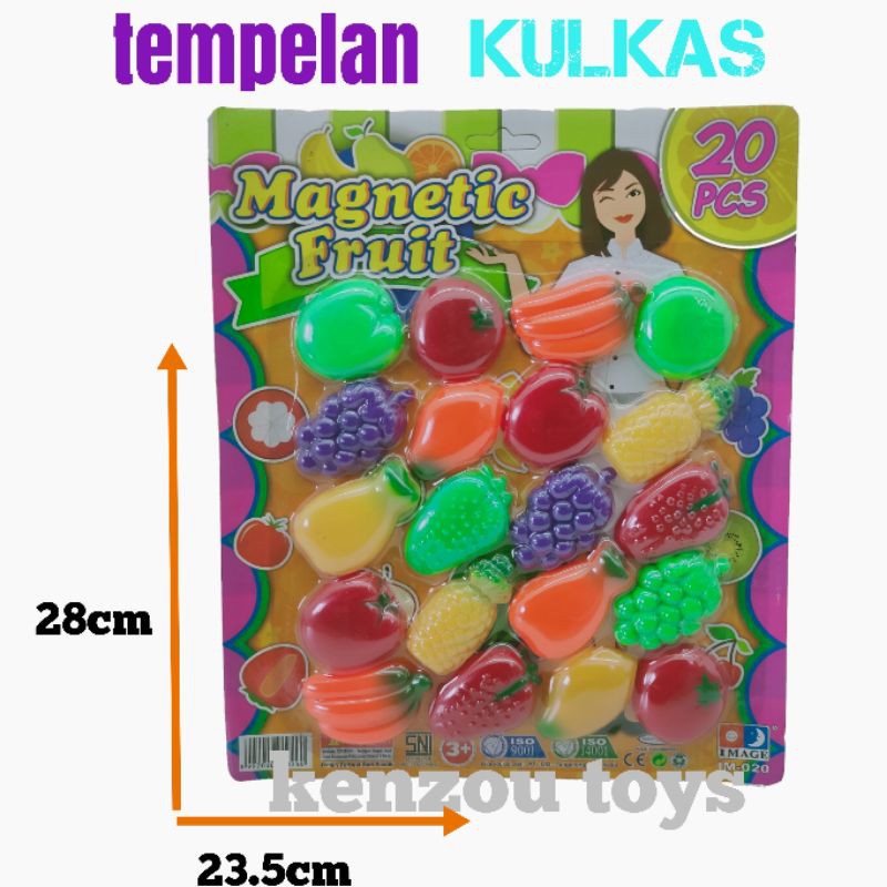 Magnetic Fruit Tempelan Kulkas Bentuk Buah IM-020