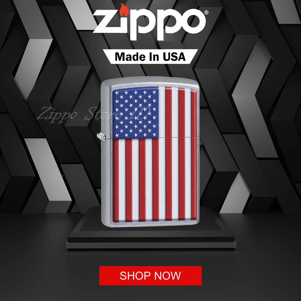 Zippo Patriotic 29722 Original Garansi Resmi