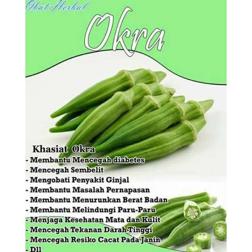 

Diskon promo Buah okra hijau segar ➻➶ ♪ 43