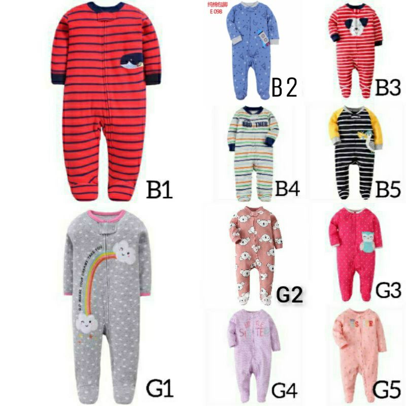 Single Sleepsuit Zipper